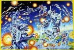 Battle large group Metroplex Trypticon 大都市 铁甲龙 03 full