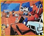 Scene Autobot spaceship Ark Optimus Jazz Hubcap 擎天柱 爵士 飞毛腿 clear
