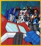 Portraits group Optimus with unknown bots
